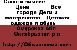 Сапоги зимние Skandia Tex › Цена ­ 1 200 - Все города Дети и материнство » Детская одежда и обувь   . Амурская обл.,Октябрьский р-н